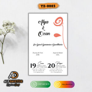 Dik Zarflı Model TZ-0003