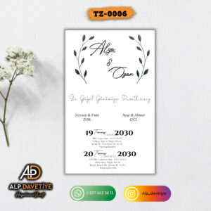 Dik Zarflı Model TZ-0006