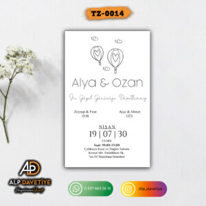 Dik Zarflı Model TZ-0014