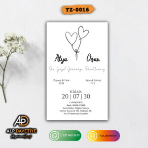 Dik Zarflı Model TZ-0016