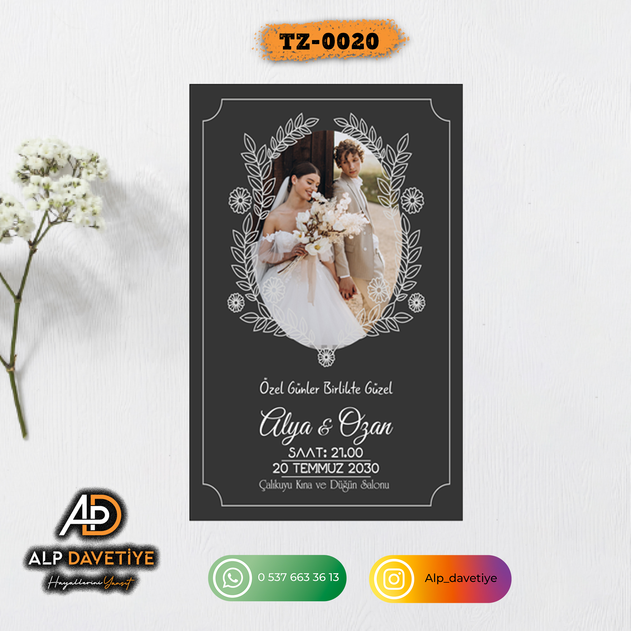 Dik Zarflı Model TZ-0020